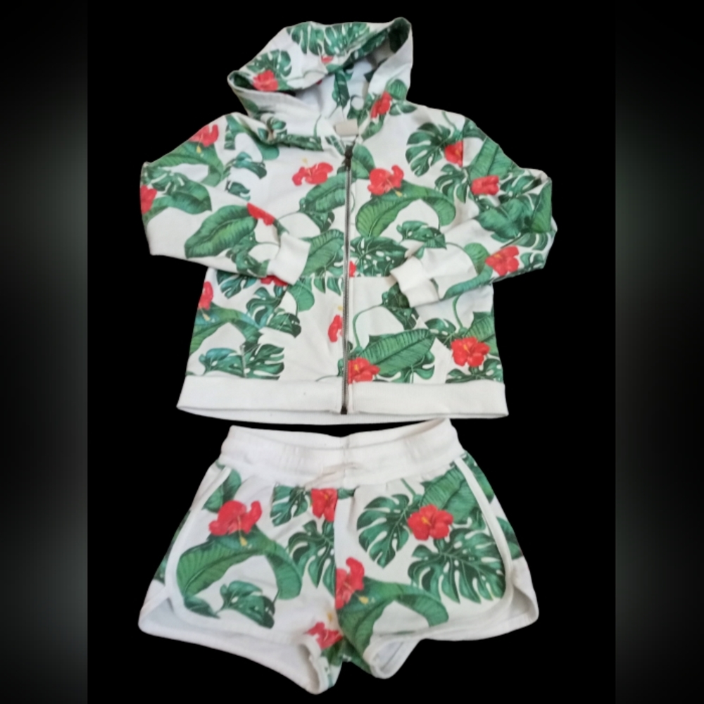 Zara Girls Hoodie/Short Set